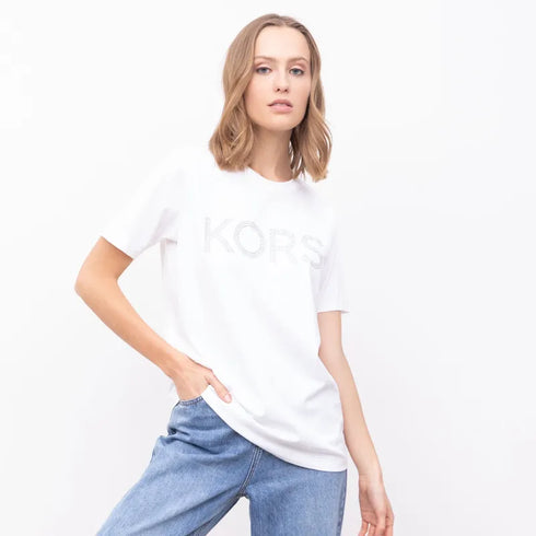Polera mujer Michael Kors logo shine